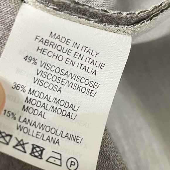 Jennifer Tattanelli Made in Italy Gray Wool Blend Pencil Skirt Size Large - Picture 5 of 5